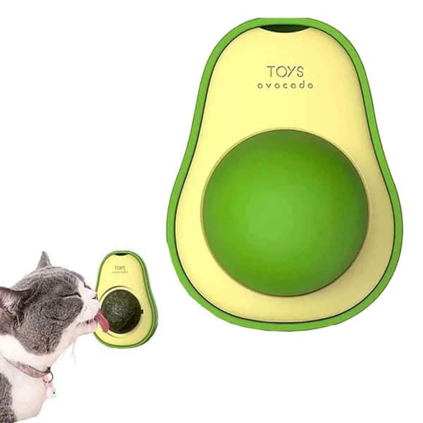 Miyav – Yenebilir Catnipli Avokado Şekilli Kedi Yalama Topu